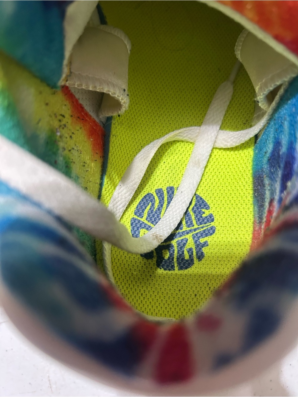 Air Jordan 5 Retro Low G Tie-Dye New Rare OG Golf Shoes Mens 12M CW4205-100 - Picture 9 of 13